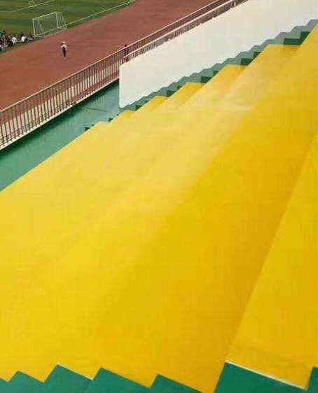 济南球场台阶翻新修补改造